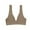Khaki, variant on ibuvkizy Sports Bras for Women,Wirefree Mesh Breathable Underwear,Womens Deep V Large Bra Bottom Sexy Sports Yoga Wrapped Chest Scarless Back Sleeping Underwear,Comfort Full Figure Bralettes
