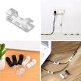 thumbnail image 4 of Seitruly 20 piezas Clips para cables Cables que se unen de forma segura a la pared Sujetador de caída de alambre Clip de cable de solidez Type6 NO6, 4 of 6