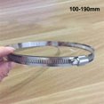 thumbnail image 2 of 5 Pieces Metal Hose Clip, Large Size Adjustable Ducting Clamps Stainless Steel, 2 of 7