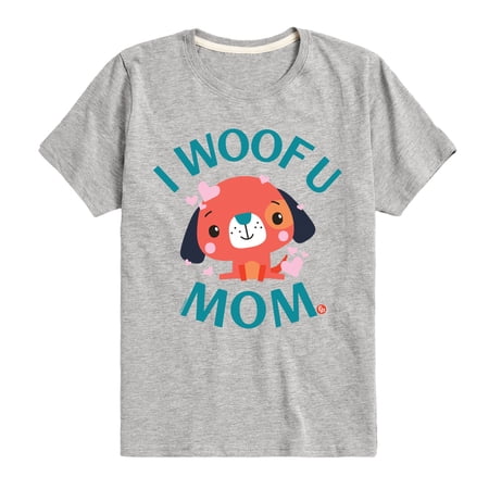 Fisher-Price - I Woof U Mom Short Sleeve Graphic T-Shirt