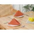 thumbnail image 6 of REGALWOVEN Cotton Napkins Cloth Napkins Set of 12 Washable Orange 17'x17', 6 of 6