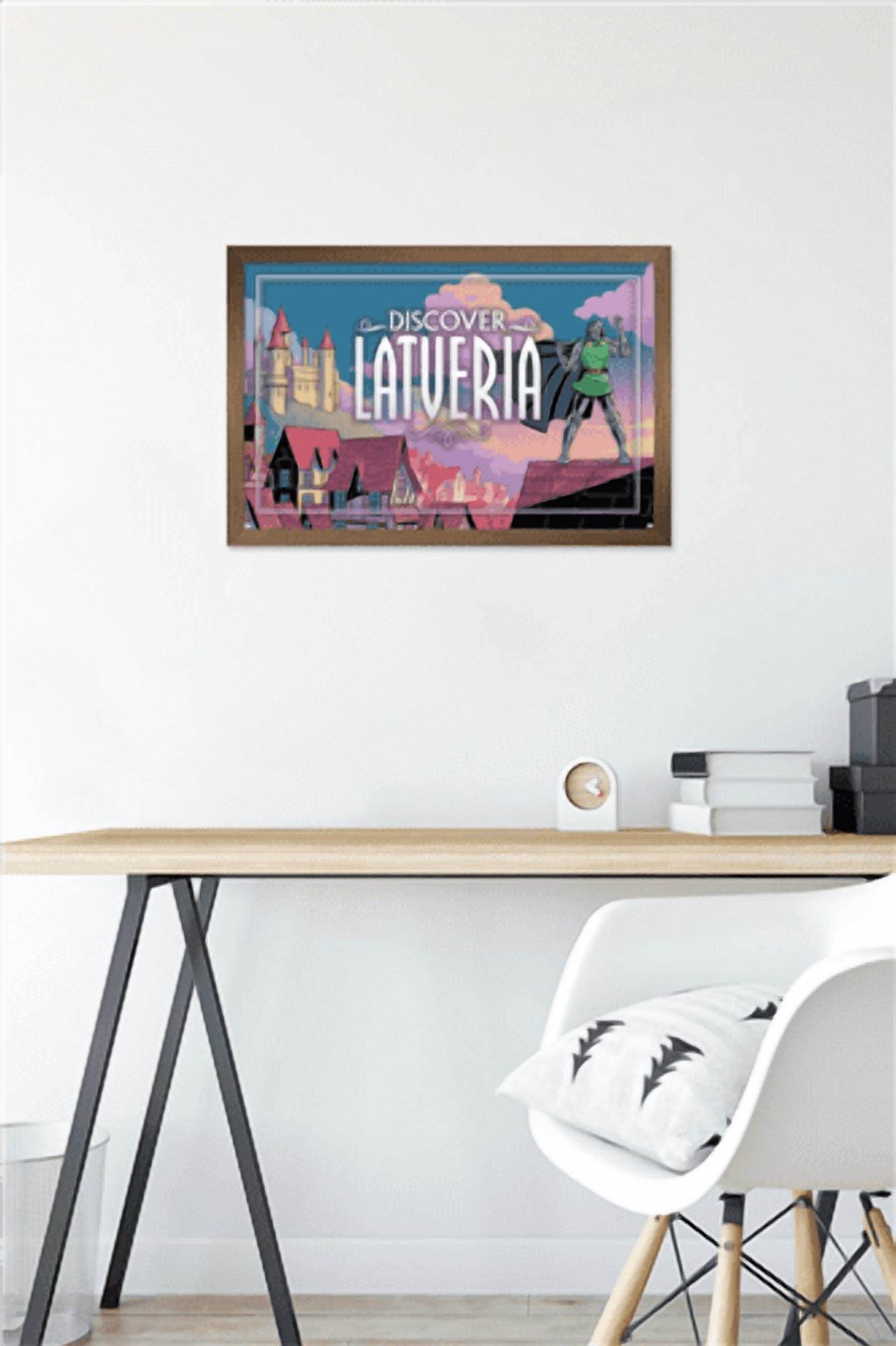 Marvel: Hero Lands - Latveria 2 Wall Poster, 14.725" x 22.375" Framed
