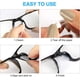 thumbnail image 5 of 20 pares de almohadillas nasales para gafas (negras), almohadillas nasales adhesivas de silicona suave, almohadillas nasales de tubo interior antideslizantes para marcos de plástico, 5 of 5
