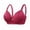 Red, variant on RYRJJ Everyday Bras for Women Full Coverage Soft Sleep Wirefree Bras Comfy Lace Non-Padded Push Up Bralette