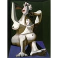 thumbnail image 1 of Woman Dressing Her Hair- Picasso - CANVAS OR PRINT WALL ART, 1 of 1
