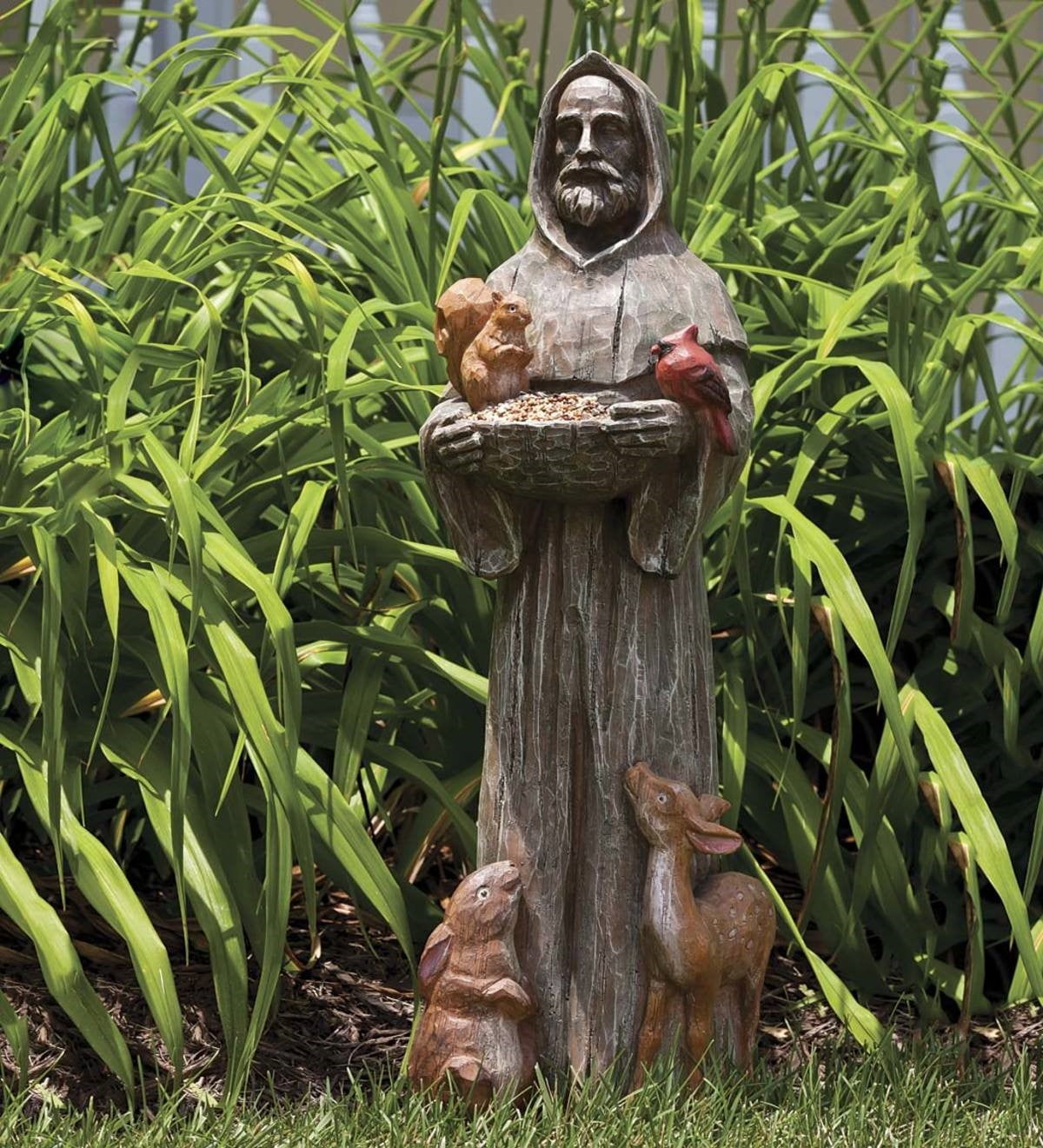 st francis resin statue