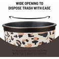 thumbnail image 3 of Popular Bath Gazelle Collection Animal Print Trash Can, Multicolor, Resin Material, 3 of 5