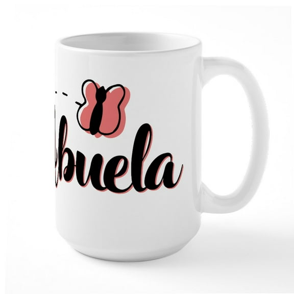 CafePress - Abuela - 15 oz Ceramic Large White Nolvety Mug