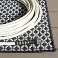 thumbnail image 3 of SAFAVIEH Terrace Bayon Geometric Indoor/Outdoor Area Rug, Black/White, 5'3" x 7'6", 3 of 11