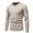Khaki, variant on qucoqpe Men's Crew Neck Sweater Slim Fit Lightweight Sweatshirts Knitted Pullover for Casual Or Dressy Wear