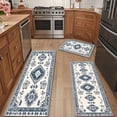 thumbnail image 5 of TECHVIDA Kitchen Rug Set 3 Piece,Non Slip Machine Washable Kitchen Rugs,Farmhouse Hallway Door Rugs for Home Floor, 5 of 9