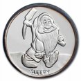 thumbnail image 2 of 1987 1 oz Silver Disney's Snow White 50th Anniv Sleepy PR-69 PCGS, 2 of 3