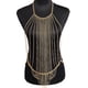 thumbnail image 4 of Cadena corporal con borlas multicapa, collar exagerado para el cuerpo, cadena decorativa para ropa para mujer, 4 of 8