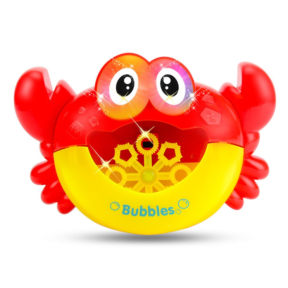 Jeir Battery Power Bubble Crabs Baby Bath Toy Funny Bath Bubble Maker