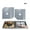 Silver, variant on Stove Burner Covers - Gas Stove Protectors 0.08mm Thickness, Reusable, Non-Stick, Fast Clean Liners for Kitchen/Cooking,Stove top Covers Gas Burners Size,10.63x10.63inch