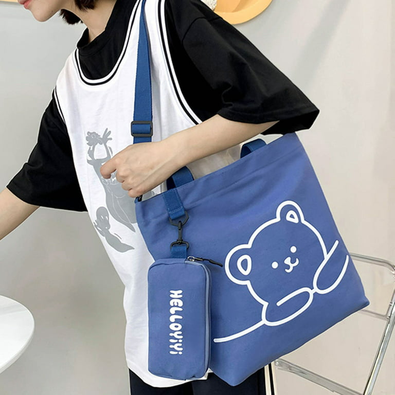BTS Blue Crossbody Bags for Women