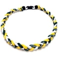 thumbnail image 1 of OOIN Package of 12 Baseball Titanium Necklaces for Boys Tornado Braided Rope Necklace, 1 of 1