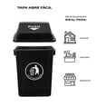 thumbnail image 5 of Bote para Basura AGBOX con Tapa 40L Negro, 5 of 5