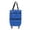 Blue, variant on Foldable Shopping Bag with Wheels, Portable Oxford Cloth Grocery Trolley Bag on Wheels for Heavy Loads and Travel,Orange