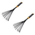 thumbnail image 1 of 2/1 Pieces Hand Rake, Stainless Steel Small Garden Rake with Plastic Handle, Hanging Garden Hand Tools for Gardening, Weeding, Transplanting and Digging, Tool, Small Gar, 1 of 7