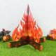 thumbnail image 1 of Hoguera Artificial de cartón 3D, accesorios para fotos, acampada, barbacoa, fiesta, llama de fuego falsa para Halloween, Navidad, decoración del hogar, 3 unidades, 1 unidad, 1 of 4