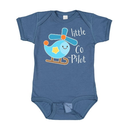 

Inktastic Little Co-Pilot- Cute Helicopter Gift Baby Boy or Baby Girl Bodysuit