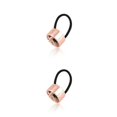 thumbnail image 1 of yingyy Bandes pour Cheveux Haute Élasticité Style Simple Ornements Extensibles Élégant Anneau de Queue de Cheval Lourd pour Femmes Filles Rouge Rose 2 Ensembles, 1 of 6