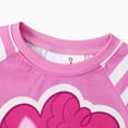 thumbnail image 5 of My Little Pony Girls Pajamas Sets Pinkie Pie Unicorn Long Sleeve Striped Sleepwear 2-Piece Loungewear Toddler Kids 4-5T, 5 of 8