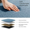 thumbnail image 6 of Othniel 39.5" Blue Boucle Storage Ottoman Bench Wood Legs Modern Footrest for Living Room Bedroom, 6 of 9