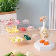 thumbnail image 4 of RUINIXCW 7 Inch Goose Outfits 4Sets Desk Duck Outfit Mini Porch Goose Outfit  for Desk Goose Figurine Spring Summer Desk Goose Clothes and Hat Set (No Goose), 4 of 7