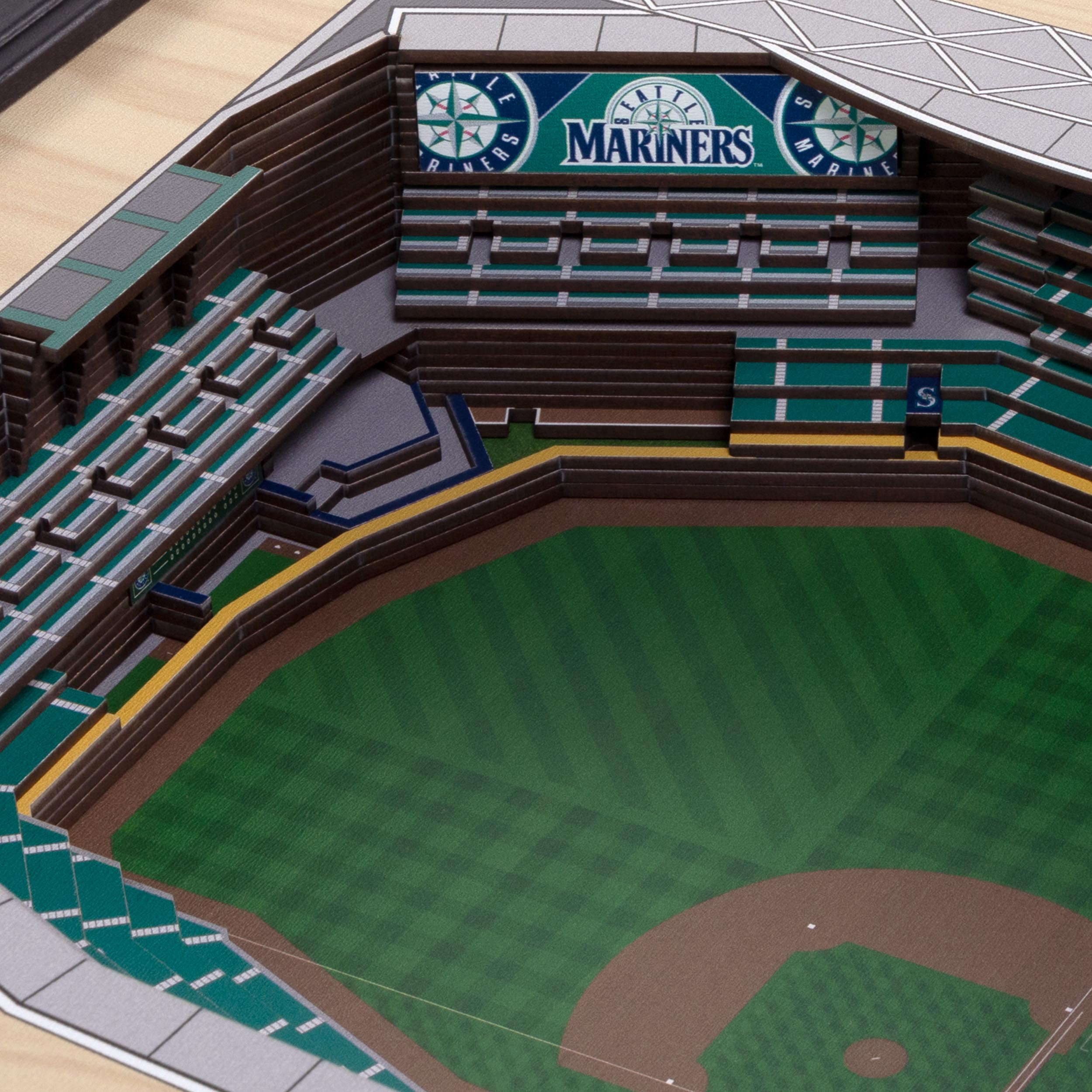 YouTheFan MLB Seattle Mariners 25-layer Stadiumview Wall Art