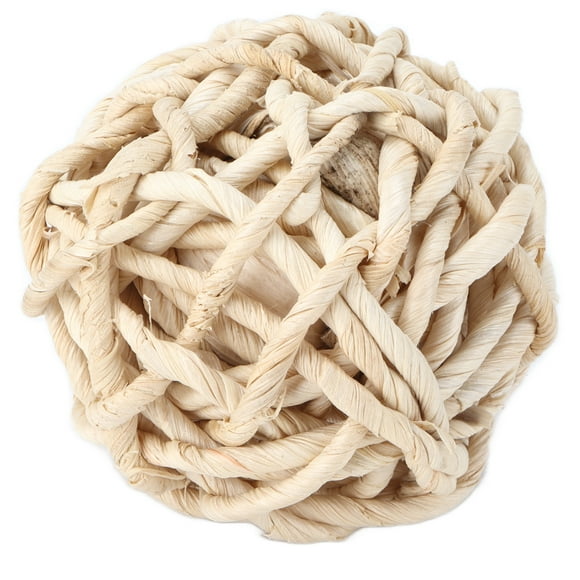 Small Animal Activity Chew Toy, Safe Corn Husk Toy Ball For Hamster For