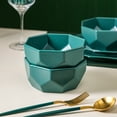 thumbnail image 3 of Stone Lain Jamie 16-Piece Dinnerware Set Porcelain, Green, 3 of 5