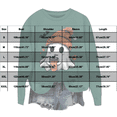 thumbnail image 3 of Womens Halloween Sweatshirt, Oversized Fall Fashion Aesthetic Bat Print Crewneck, Comfy Lounge & Party Outfit, 3 of 4