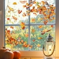 thumbnail image 2 of PEIBang Thanksgiving Maple Leaves Window Clings,Autumn Window Decals,Fall Clings for Thanksgiving Autumn Harvest Party Decoration, 2 of 7