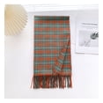 thumbnail image 3 of Womens Plaid Scarf Large Long Blanket Check Wrap Shawl with Tassel, 3 of 6