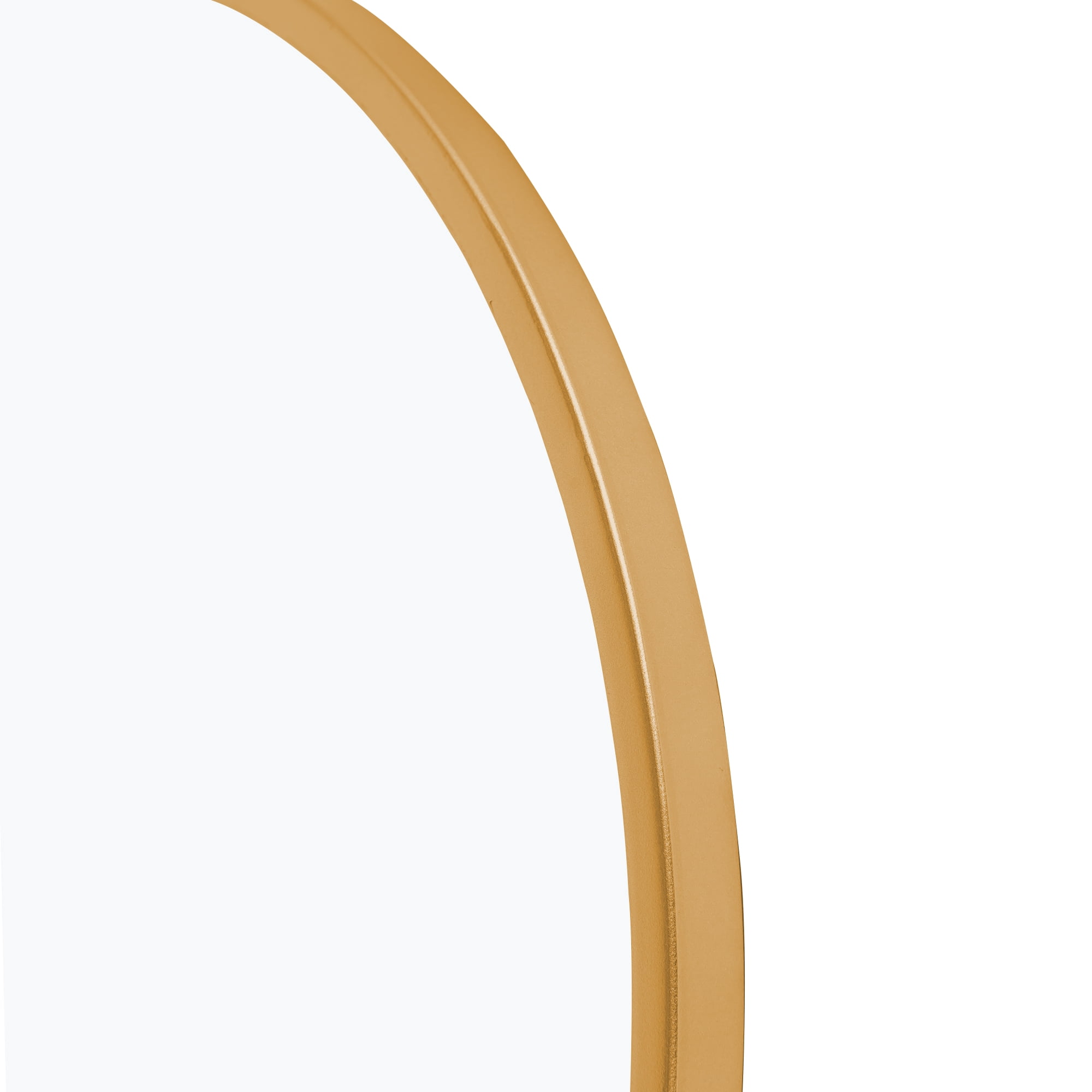 Arched Wall Mirror Small Arch Mirror Wall-Mounted Mirror 36"x24",Gold,Iron