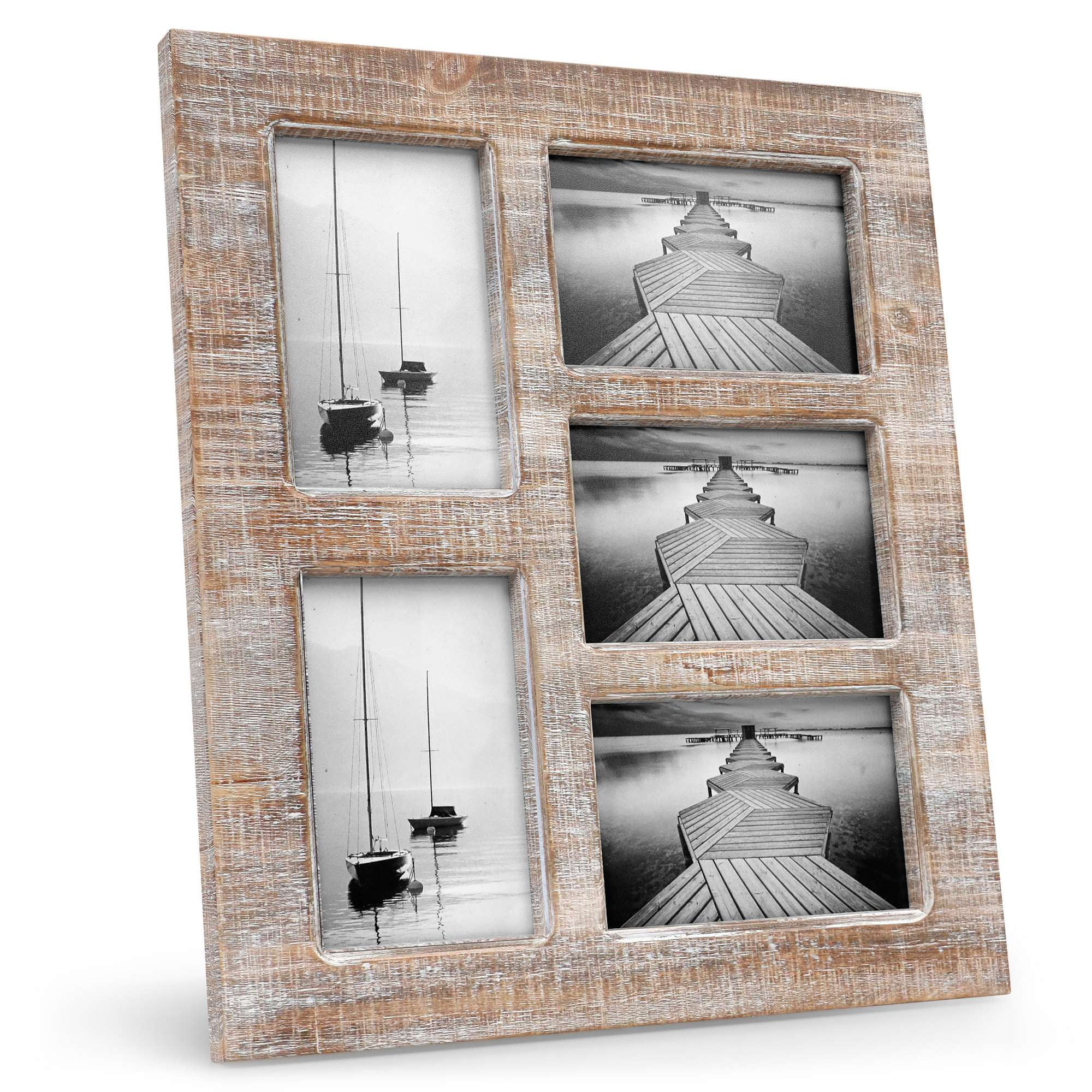 Barnyard Designs 4x6 Picture Frame, 5 Rustic Picture Frame 4x6 Frames