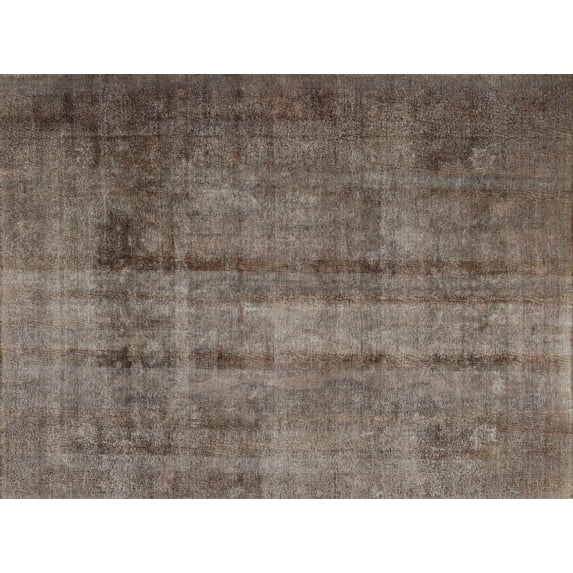 Ahgly Company Machine Washable Indoor Rectangle Traditional Rose Dust Purple Area Rugs, 5' x 7'