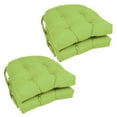 thumbnail image 5 of 16-inch Solid Twill U-shaped Tufted Chair Cushions (Set of 2), 5 of 5