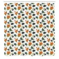 thumbnail image 3 of Ambesonne Floral Shower Curtain, Abstract Flowers Leaves, 69"Wx75"L, Multicolor, 3 of 5