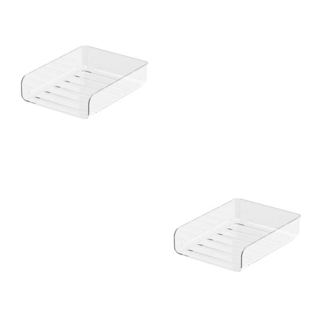 relayinert Desktop Organizer Efficiency And Work Productivity With Sleek Storage Solution Vertical transparent 2Set