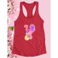 thumbnail image 3 of Mom Child Watercolor Art Racerback Tank Women -Image by Shutterstock, Female x-Large, 3 of 4