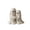 13# (Cute Hugging Ghost Figurine Pair), variant on Cute Pink Halloween Ghost Decor, Fluffy Plush Ghost Figurine with Witch Hat & Broom, Spooky Party & Home Decoration (B)