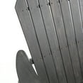 thumbnail image 5 of GDF Studio Cartagena Outdoor Acacia Wood Adirondack Rocking Chairs, Set of 2, Dark Gray, 5 of 8