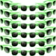 thumbnail image 1 of Lentes de Sol para Niños MIAHART Verdes Paquete de 24 con Lentes Polarizadas UV400, 1 of 6