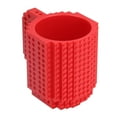 thumbnail image 4 of Tasse à Construire en Briques, Blocs de Construction Lavables à la Main Tasses Jouet Amusant pour Rassemblement Rouge, 4 of 8