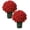 E/10 Bundles, variant on Faux Mums for Outdoor Planters 5 Bundles Artificial Sunset Chrysanthemum Outside Porch Garden Autumn Flowers Decor No Fade Fall Flower Fake Fall Plants Orange