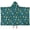 Dog Paw Print, variant on Dachshund and Sweets Pink Pattern Teens Hooded Bath Towel Wrap for Ages 3 To 12,Quick Dry Lightweight Soft Microfiber Bath Beach Pool,60"x35"