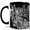 Black, variant on Cyberpunk City Coffee Mug, Futuristic Anime Cityscape Mug, Sci Fi Gamer Birthday Christmas Gift, Black White Skyline Train Urban Art, 11 oz White Ceramic Coffee Cup Gift for Tea